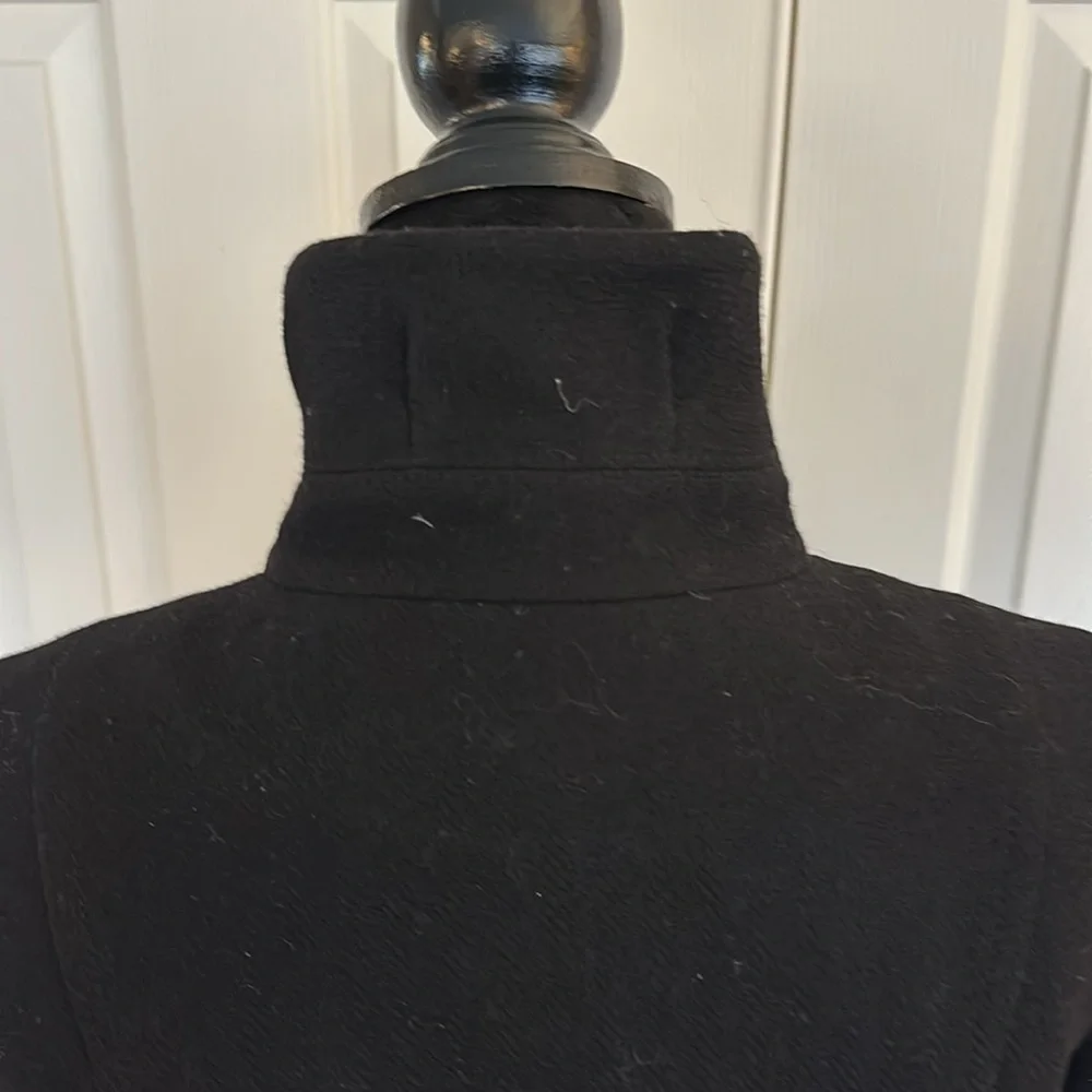 Wool J.Crew coat. Size 4. Black